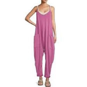 NWOT Free People Movement FP Hot Shot Body Romper SZ SM & LARGE Lilac color NWOT